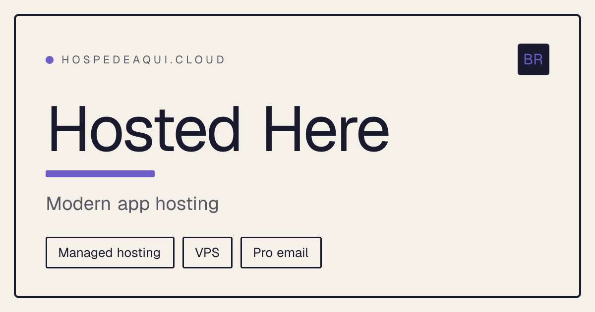 Logo Hospede Aqui — Modern App Hosting